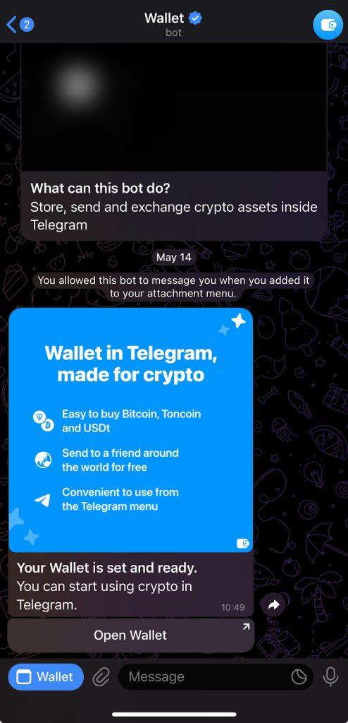 How to Set Up a @Wallet TON Wallet
