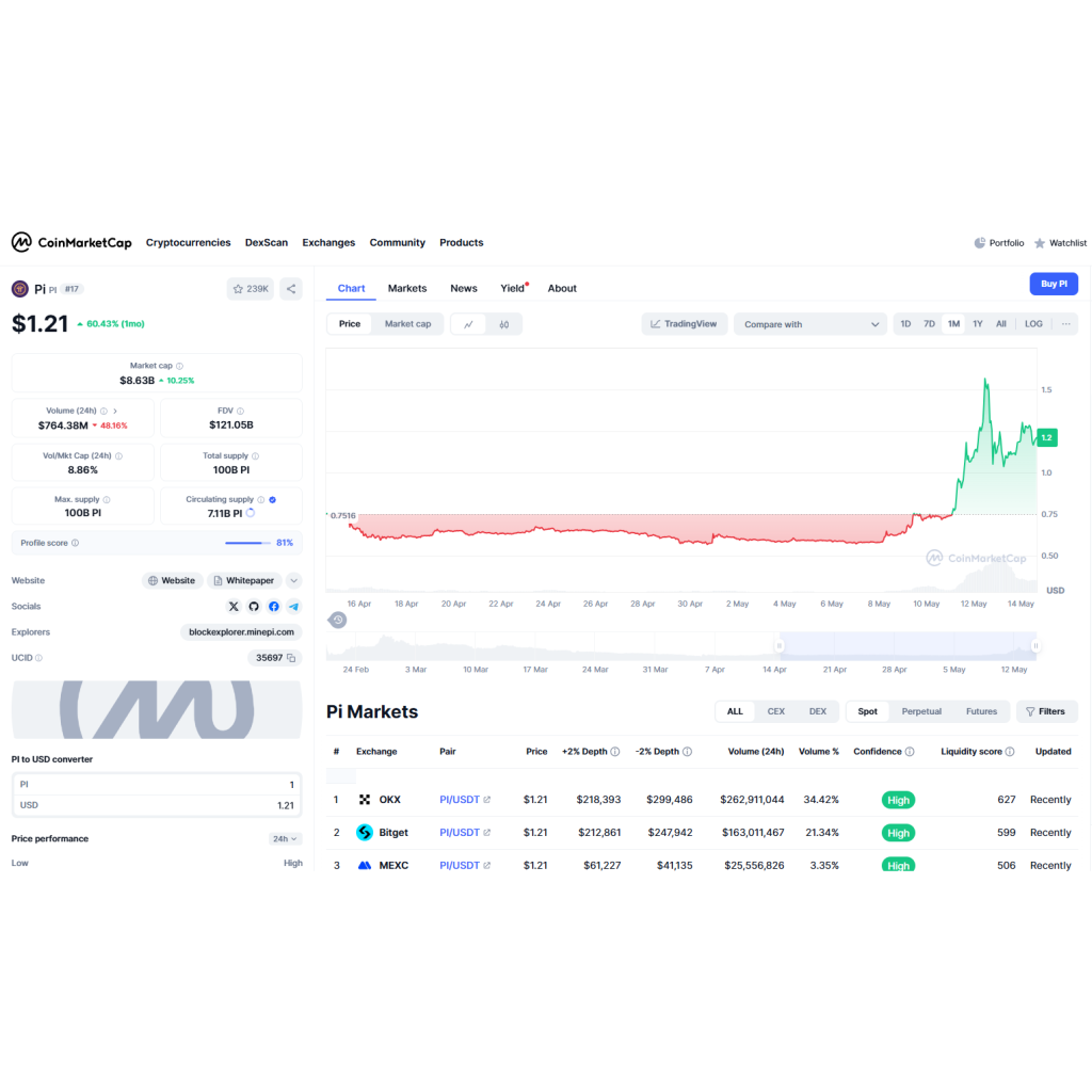 Pi Crypto Adoption